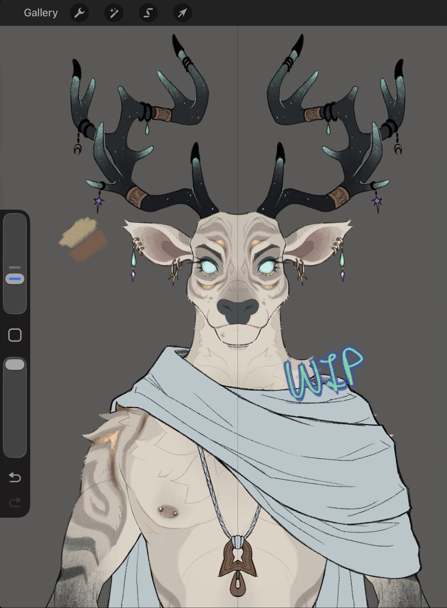 g0blinpanda's tweet photo. Stag wip 🦌🌌 https://t.co/cFUkekTjmV