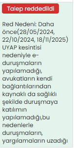 drkyaman's tweet photo. @avumutseker Hiç alakamız olmayan kesintileri bahane göstererek e-duruşma talebini kabul etmeyen hakimlere karşı ne yapmalıyız? https://t.co/s1bCctLEQA