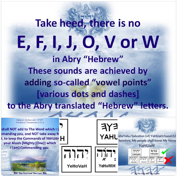 ThundersSeven's tweet photo. @68Nickj #YaHUShA is the proper masc. noun which means YaHUaH (is) #Saviour
#YaShUA is fem. noun referring to those who shall be saved #InThatDay
#YaHUaH is the Heavenly Father's SetApart Name forever & ever (He) Who is, was, will be #TheAlmighty https://t.co/aEs2eeI0Nt