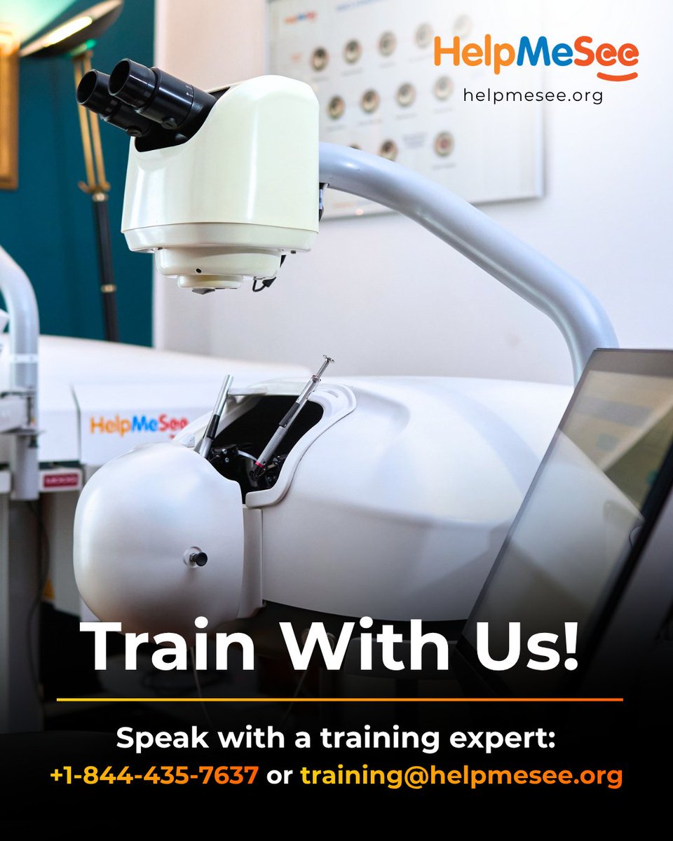 HelpMeSee's tweet photo. The comprehensive HelpMeSee Simulation-based Training Program is designed to equip #cataractsurgeons with transferable #MSICS surgical skills and instill surgical confidence through repeated practice.
Train with us. https://t.co/msz5q8K6qA
#ophthalmology #surgicaltraining https://t.co/hfHUrLg6e8