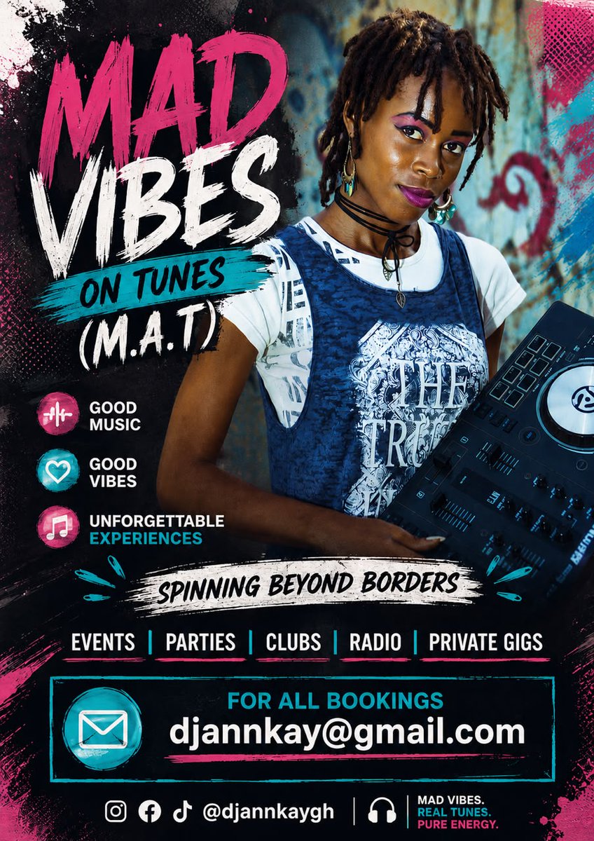 deejayannkay's tweet photo. #nowplaying Mad Vibes on Tunes(MAT) by DJ Ann Kay via @audiomack https://t.co/9rZAhC6U9W https://t.co/yzcfpzFu21