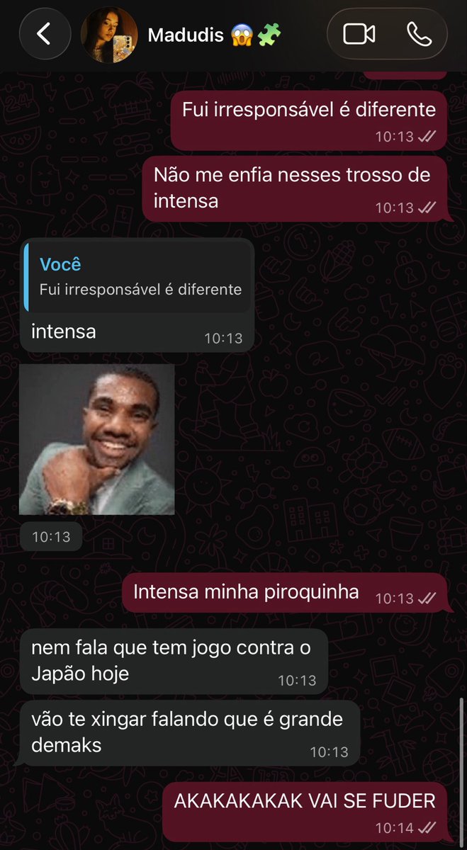Laux290's tweet photo. Fui falar sobre piroquinha bem agora https://t.co/fafsDZNpwT