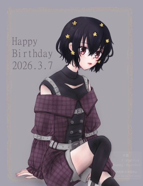 yurotwrk's tweet photo. #2026年自分が選ぶ今年上半期の４枚

①年始のJK純子さん（現アイコン）
②愛ちゃん生誕祭絵
暗めのトーンですが高級雑誌っぽくしたつもり…
③ゆめパラライブなさくらちゃん生誕祭絵
④自我ありたえさんオフショット

かなぁ
下半期も色々描きたいです✍️ https://t.co/4CFykuJGaP