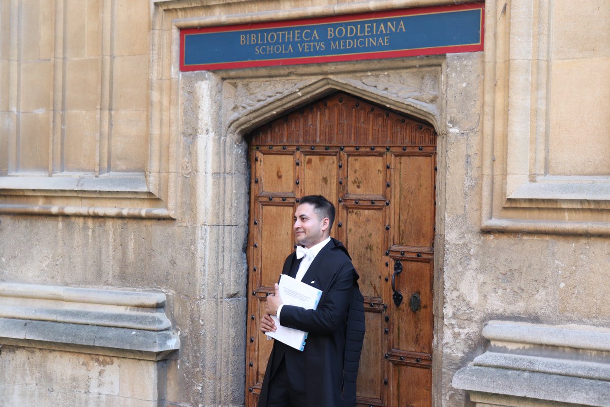 hsami's tweet photo. I present to you Dr Sami Adnan (Oxon)

Last week I passed the DPhil viva! 🎓 
My thesis asks how AI can be made useful and trustworthy for people living with multiple long-term conditions: building clinical prediction models on a cohort of 6.8 million patients in the @NHS, using #reinforcementlearning to choose between competing models, and a human-centred design approach that keeps clinicians and patients at the centre. 
I would like to express my sincere gratitude to my supervisors, Professor Rafael Perera-Salazar and Professor Clare Bankhead, for their mentorship and guidance. I am also thankful to my examiners, Professor John Powell, University of Oxford (internal), and Professor Niels Peek, University of Cambridge (external). 
This long journey of 4.5 years would not have been possible without the unconditional support of my wife, Samara. Along the way, I became a dad to our two sons, Zayden (2 years) and Kaylon (8 weeks) — they have made it all both possible and special. 
To my family and friends who cheered me on throughout: thank you. I missed more moments than I would have liked getting here, and I cannot wait to be there for all the ones ahead. 
#DPhil #PhD #DPhilLife #PhDlife #healthAI #digitalhealth #machinelearning @ReubenCollege @UniofOxford @OxUniStudents @NIHRresearch @OxPrimaryCare