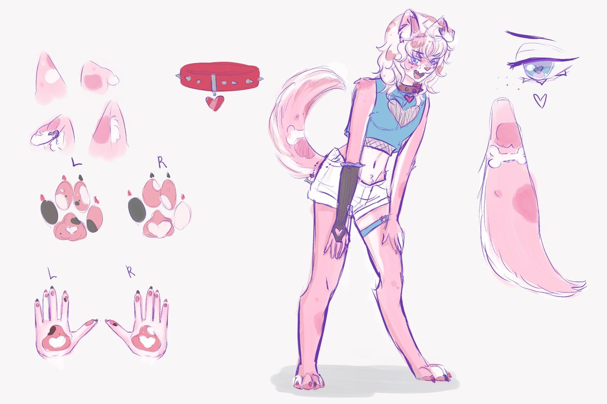 RyuunaThedragon's tweet photo. Cute femboy adopt design!
is a pink border collie ❤️
#furryㅤㅤㅤ https://t.co/T7FY6LRMyr