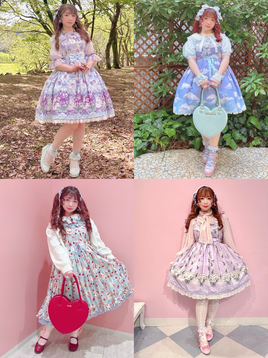 faar_pompompom's tweet photo. 上半期終わるのでまとめ！
いつも同じカラーでコーデをまとめようと思って最後の方ぐだぐだになる

#2026年上半期ロリィタコーデまとめ
#2026年上半期ロリィタまとめ https://t.co/g9BZ1If1fp