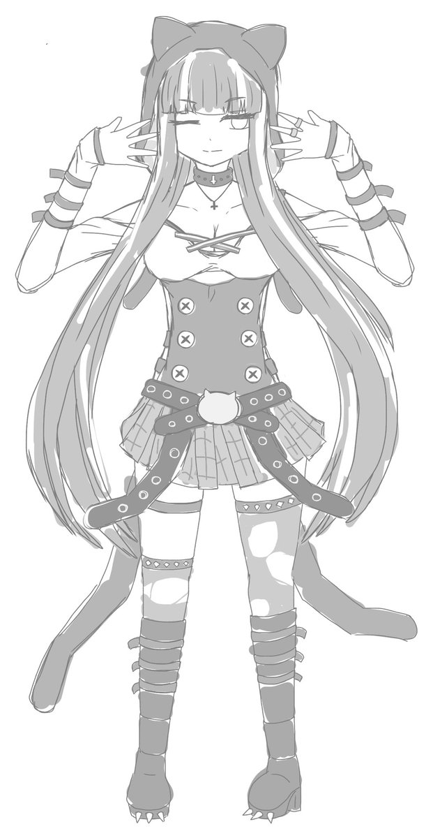 megane_kari's tweet photo. 全身描くぞ第六弾
パンクな服めちゃすこ可愛い

#イツアート https://t.co/ruK0EY7dnY