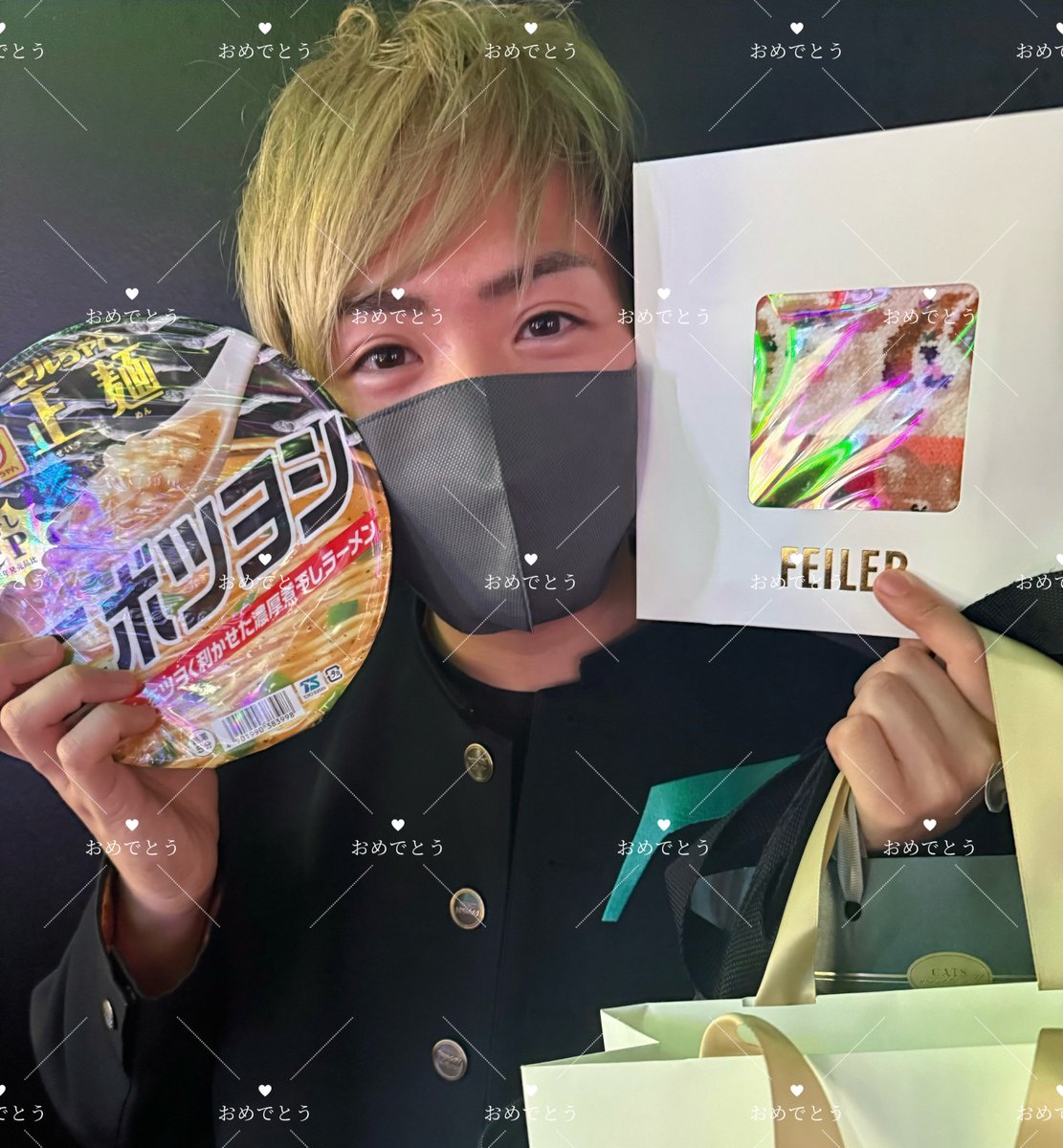P777yn3's tweet photo. にぼ誕へ~🐷🤍3年連続~！
今年もおめでとう直接言えてはっぴー！！✨️

いちねんぶりのにぼちゃん🥰 https://t.co/a3Hl69vQJt