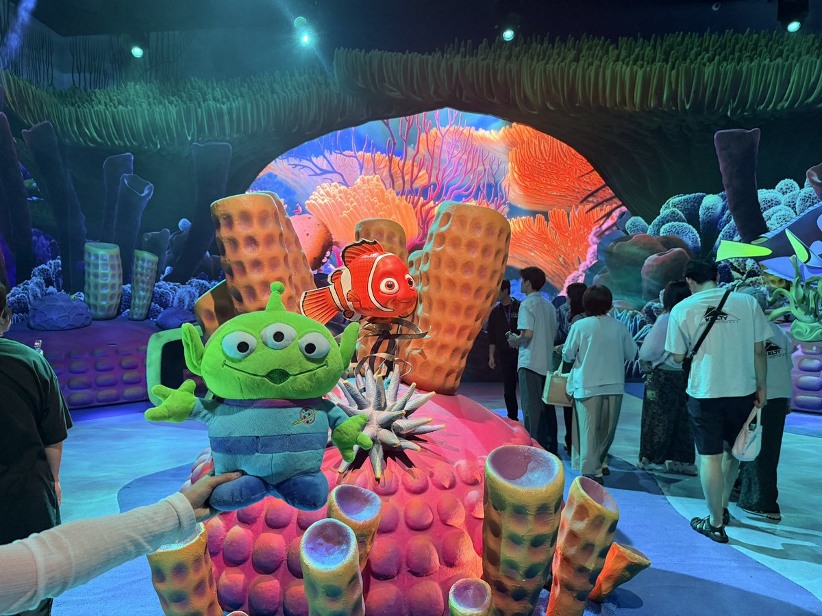 Disney_10_28's tweet photo. いつだかのピクサー展 https://t.co/Cx1931ZC4k