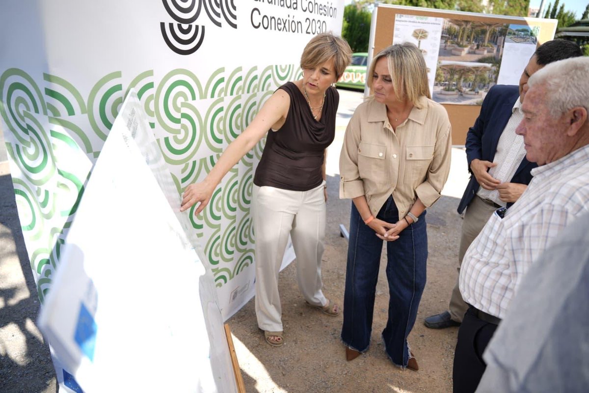 marifrangr's tweet photo. 🌳 Impulsamos una red de refugios climáticos que cruzarán la ciudad: 45 islas urbanas de sombra, 38 patios de colegios , 206 nuevos árboles y 70 fuentes con vocación también de acoger actividades culturales. Una inversión de 4,27 millones en fondos FEDER a través de la convocatoria de EDIL para una ciudad más habitable.
Llevamos la Sostenibilidad de la mano de la Cultura, a todos los distritos. #GranadaMejora #Granada2031🇪🇺🗝️ #CEC2031