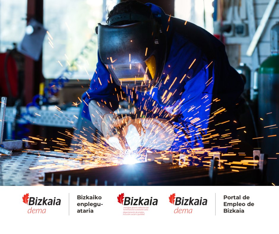bizkaiaemplea's tweet photo. 🧑‍🏭¡Trabaja como soldador o soldadora!

Puedes apuntarte a esta formación con compromiso de contratación ofrecida por el Dpto. de Empleo, Cohesión Social e Igualdad de @Bizkaia y @CFSomorrostro - Soldarte

🚨 ¡Aprovecha esta oportunidad! https://t.co/JqCze5gxOG 

#EmpleoBizkaia https://t.co/AXxvZ8lKXQ