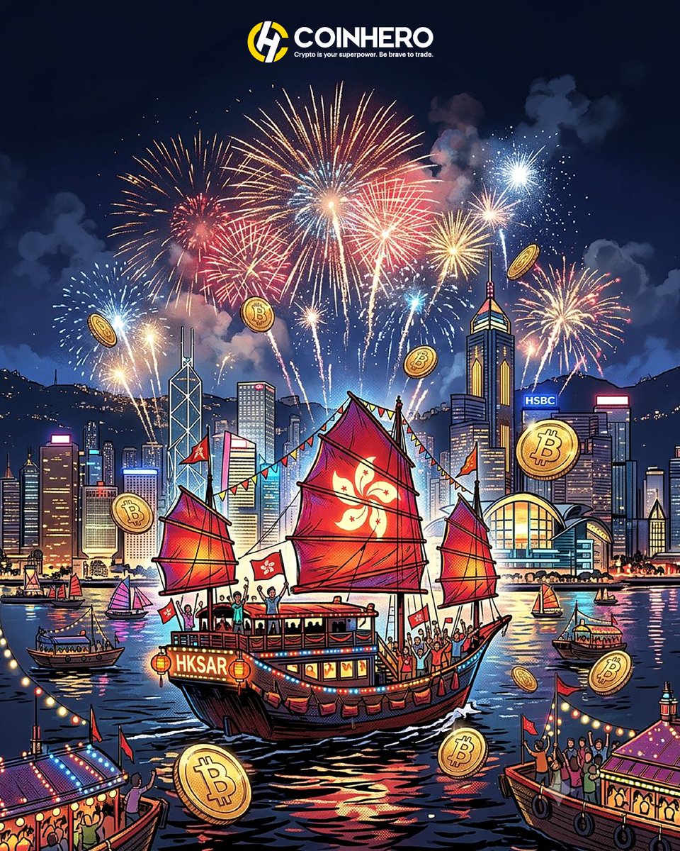 herotechcapital's tweet photo. Celebrating the spirit of Hong Kong today! 🇭🇰❤️

From our historic roots as a bustling trading port to our evolution into a leading global digital asset hub, Hong Kong's growth is permanently minted on the blockchain. ⛓️

https://t.co/eyo0s4vzeq team wishes everyone a fantastic and rewarding HKSAR Establishment Day. Let’s continue to build the future of Web3 together! 🚀

📲 JOIN OUR COMMUNITY 立即加入:
🔹 Telegram: https://t.co/NhiAKPfumj 
🔹 WhatsApp: https://t.co/PuD6lgbAUS  

#HKEstablishmentDay #Coinhero #CryptoCommunity #BlockchainHK #Web3HongKong