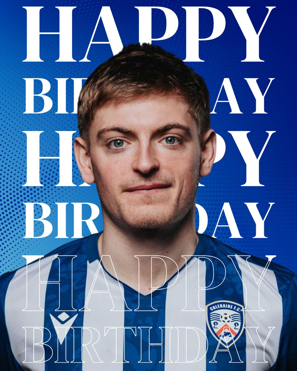 ColeraineFC's tweet photo. 🥳🎂 happy birthday to Ben Wylie who turns 24 today.

We hope you've a great day, Ben! 🎁 #COTB https://t.co/eW7w8Csj51