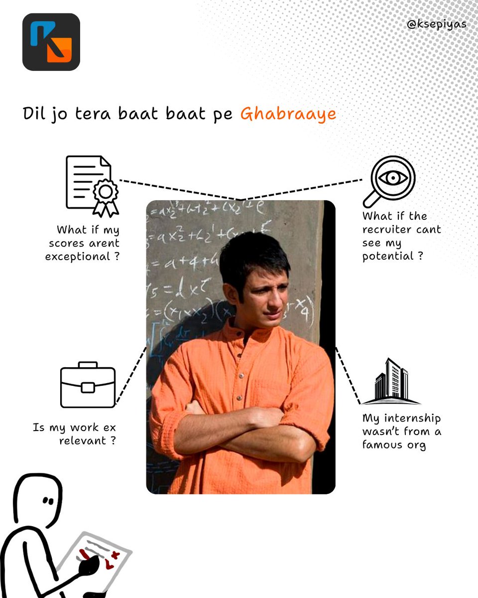ksepiyas's tweet photo. Every IIM student knows the late-night panic of the 2-week resume marathon.

Stop comparing &amp; guessing. Meet KritiHR - your 24/7 personal career companion.  Optimize your profile without judgement.

Test your profile - https://t.co/Y9QwglGQEG

#IIMPlacements #KritiHR https://t.co/jEBtVVjVOV