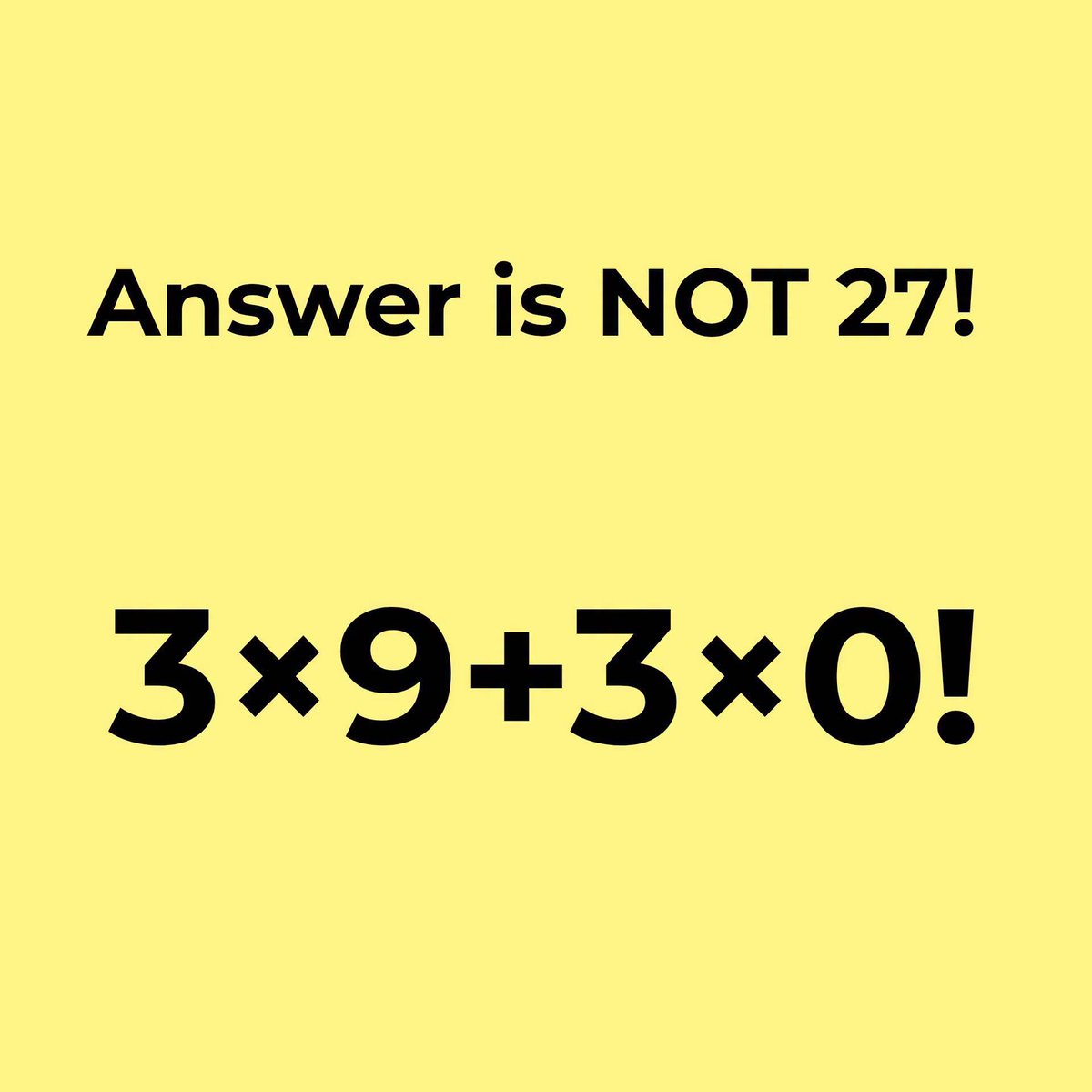 __Libra0's tweet photo. Ans is not 27
Use your brain 🧠 https://t.co/z5hAVmr3sq