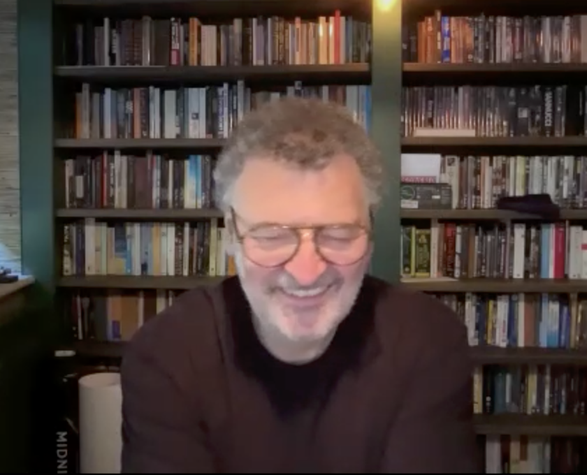 purves_peter's tweet photo. Today at 3pm The Peter Purves Podcast is publishing the much anticipated conversation with the great Steven Moffatt. All things Who related and its future... no spoilers but I can promise you a fabulous 40 minutes.  You can find it on Podbean or  wherever you get your pods. https://t.co/fm4XFxbKo8