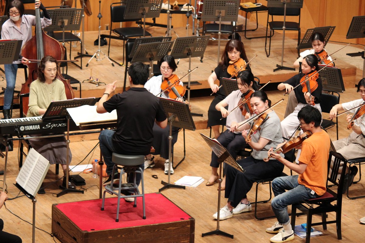 ac_orchestra's tweet photo. ♪第99回定期演奏会♪
リハーサル1日目

2026年7月2日(木)　開演18:45
📍愛知県芸術劇場コンサートホール

#ACO #愛知室内オーケストラ #愛知室内 #ACO定期 #ACO99 #原田慶太楼 #石田泰尚

▼チケット購入はこちら▼ 
https://t.co/4QurWJK4XU https://t.co/YszMz8rDIE
