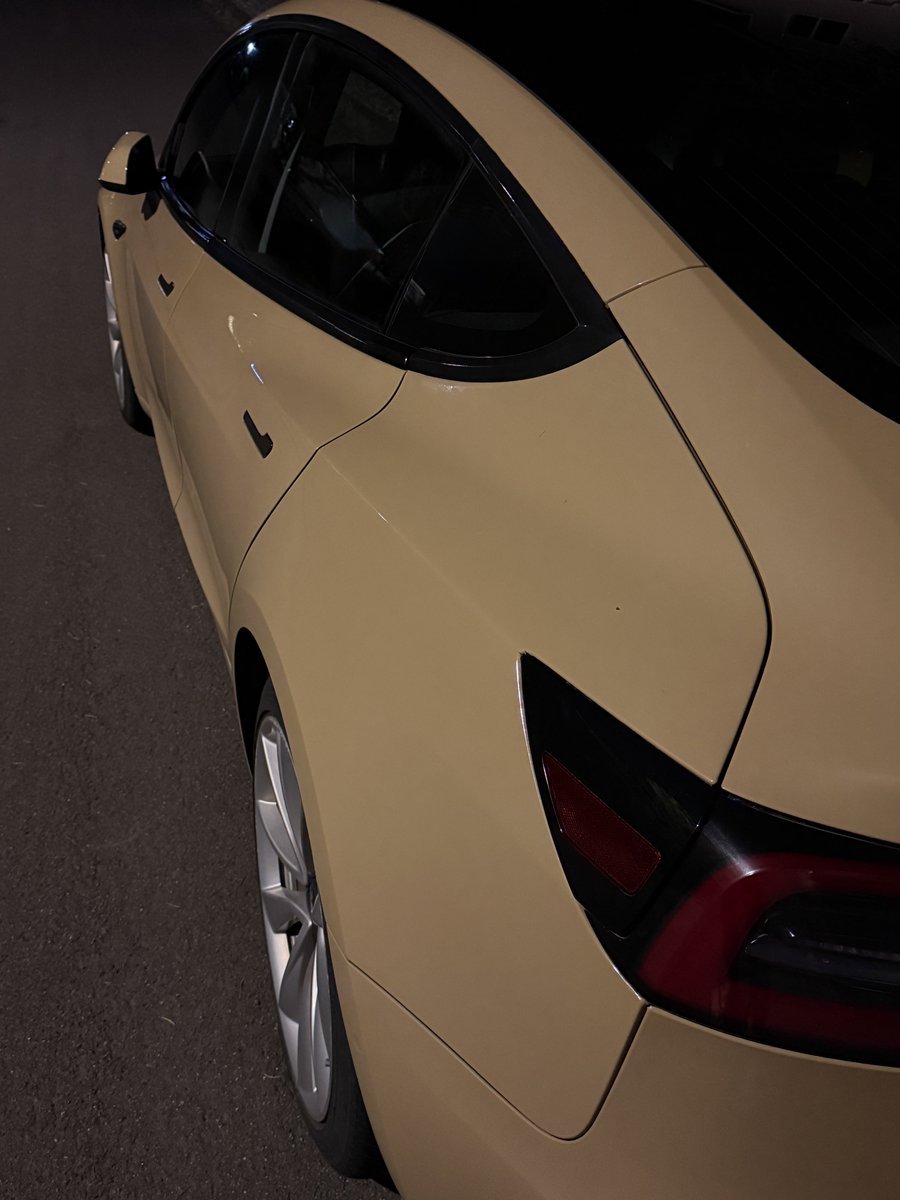 Kristennetten's tweet photo. Drove Tesla FSD v14 Lite for an hour tonight on my M3 HW3 Tesla 

WAYYY better than v12.6.4.  

I know smoother is often the word used to describe a great build, but it just it fits for this update, very smooth. 

Tested HWY, residential, and back roads. All great!  

The parking feature worked exactly the same as using it with the Cybertruck.  This v14 lite, on a HW3, feels as good as v14 to me on an AI4 vehicle. 

Very impressive @Tesla_AI — superb engineering feat!  Thank you again for bringing the older fleet up to par 🙏