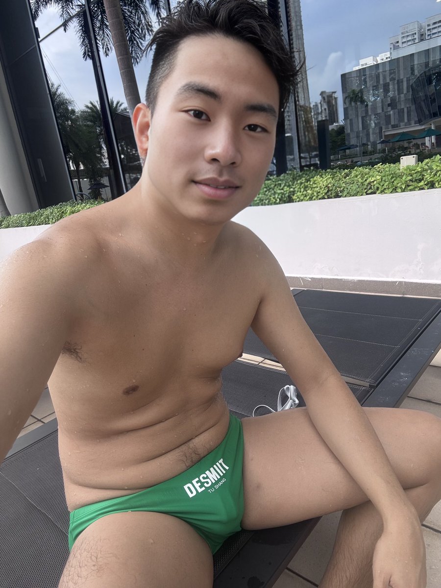 j_harven's tweet photo. Working on my tan. New green trunks, what do we think?

#lockedinspeedos https://t.co/M7ak2k64jC