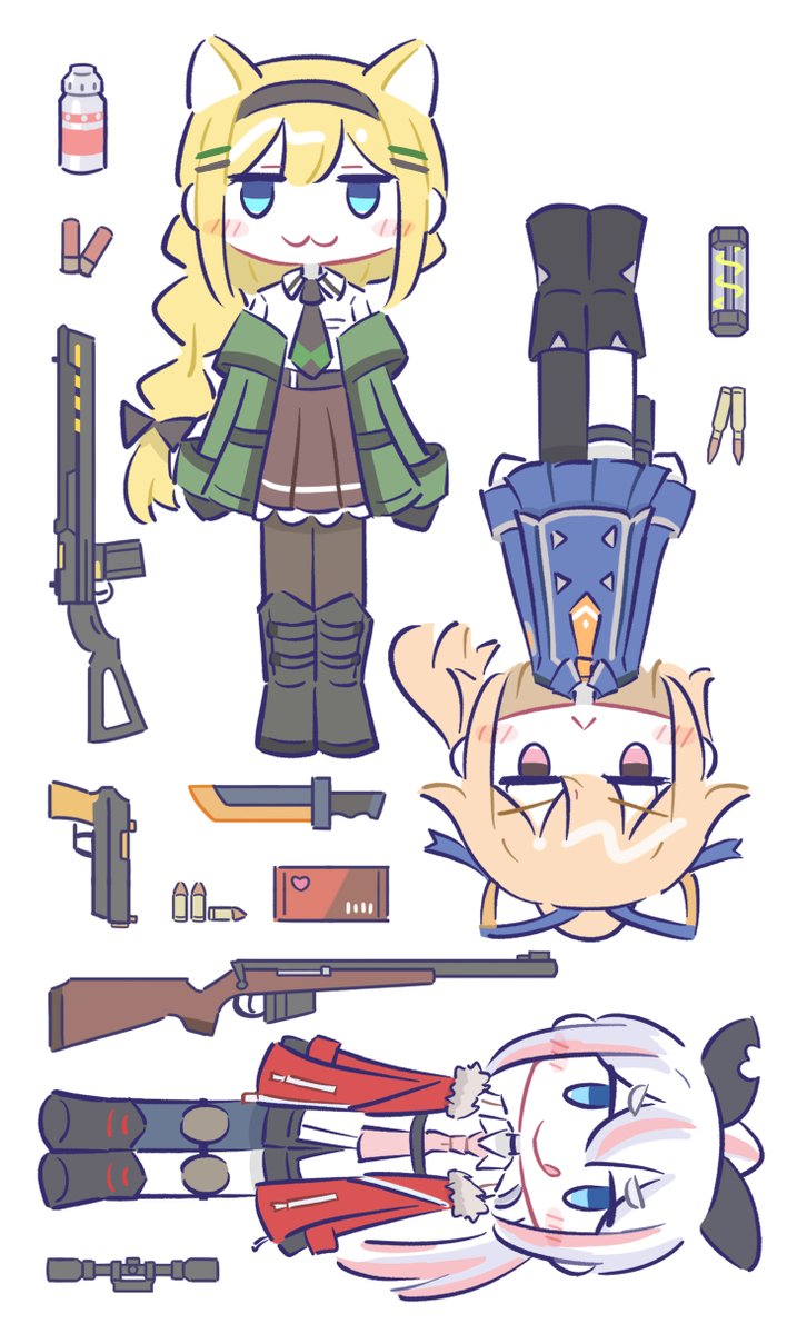 kido0617's tweet photo. 風見さん(@lunch_f)に私のゲームのキャラたちを描いていただきました！
めちゃくちゃ完成されていて、素晴らしい～。 https://t.co/M2ozOWXEq5
