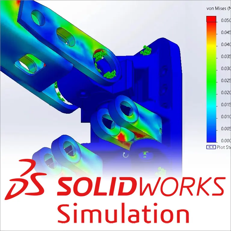 CAD100JP's tweet photo. SOLIDWORKS完全統合の「SOLIDWORKS Simulation」は強度・変形・熱・振動などのシミュレーションを行える設計者のため解析ツールです
https://t.co/8nXO8uFiQN https://t.co/aOjgG2Fnkj