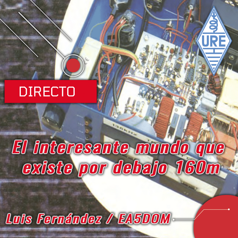 ure_es's tweet photo. El próximo 1 de julio, a las 19:30 EA-Peninsular (CEST), 17:30 UTC, se transmitirá por el canal de YouTube de URE la charla «El interesante mundo que existe por debajo de 160 m», en la que tendremos como invitado a Luis Fernández (EA5DOM).  
https://t.co/YD02dsPfL9 https://t.co/pV8vwBD5kb