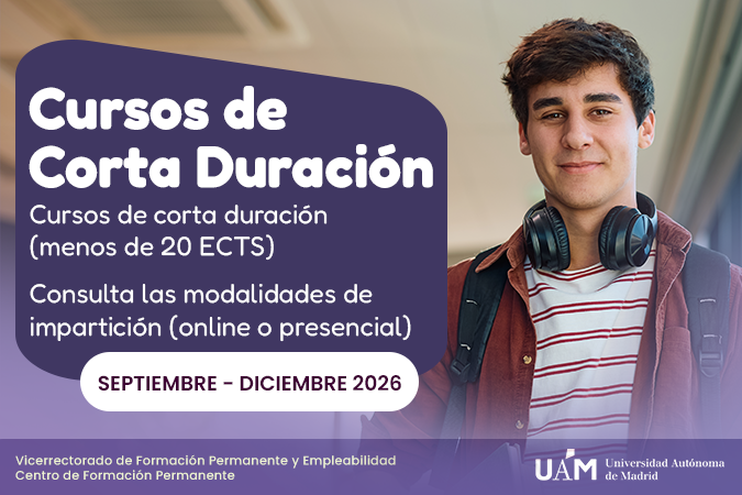 UAM_Madrid's tweet photo. 📚 Completa tu CV con la nueva oferta de cursos de corta duración y microcredenciales de la UAM.
Disponibles en modalidad presencial y online.
Consulta toda la oferta disponible 🔗 Más información en https://t.co/e3cG5io0z9
#UAM #EmpleabilidadUAM https://t.co/gcmQ98pCVd