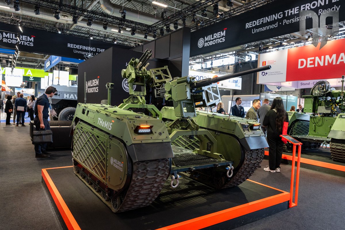 1/2 ⚔️ The #THeMIS UGV by @MilremR is proving to be a masterclass in ...