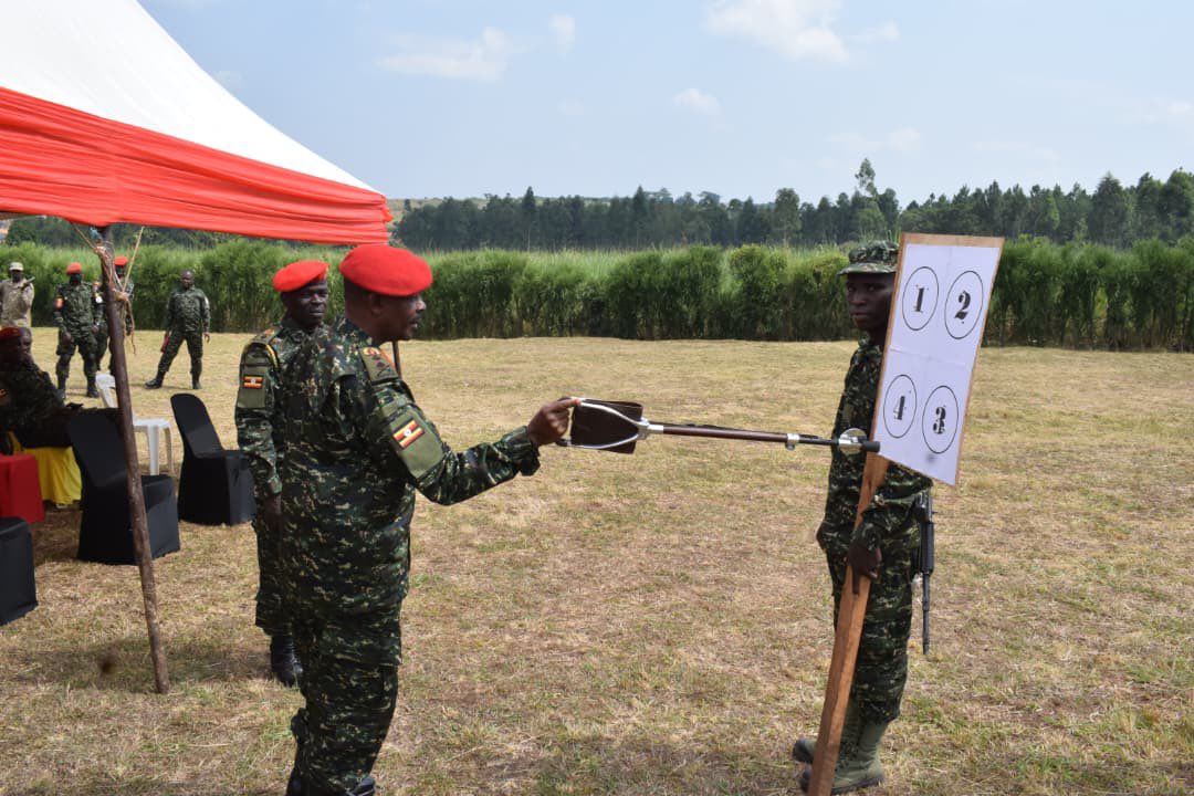 kamukamafredie's tweet photo. A total of 316 Uganda People’s Defence Forces (UPDF) personnel have completed the Military Police Level III Course Intake 19/26 at the Military Police Training School in Masindi. The pass-out ceremony was officiated by Major General William Bainomugisha, who urged the personnel to apply the knowledge and skills acquired during the course with professionalism, integrity, impartiality and dedication in the execution of their duties.

“The knowledge and skills you have acquired during this course should be reflected in your conduct and performance. Execute your duties with professionalism, integrity, impartiality and dedication as you uphold the values of the UPDF and serve as role models worthy of emulation,” Maj Gen Bainomugisha said.

Maj Gen Bainomugisha commended the Commandant, instructors and support staff for their dedication and commitment to delivering quality training, saying their efforts continue to contribute to the transformation and professionalism of the UPDF. The Commandant of the Military Police Training School, Lt Col Bernard Mugwanya Kisule, urged the personnel to effectively apply the knowledge and skills acquired during the course in the field to avoid unnecessary mistakes and accomplish their missions successfully.

“Training prepares you for the challenges you will encounter in the field. Put into practice what you have learnt, maintain confidence in your abilities and always execute your duties professionally,” Lt Col Mugwanya said.

He thanked the UPDF leadership and the Joint Staff Training and Doctrine for their continued support towards the successful conduct of the course and commended the instructors for their commitment and hard work throughout the training..

The ceremony was attended by commanders from the Military Police Brigade, the Division Political Commissar, instructors and other invited guests.