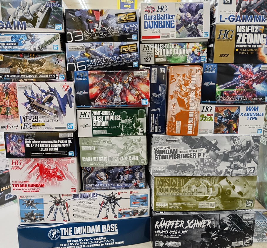 ガンプラ＆他プラモ入荷情報‼️ ガンプラ、他プラモがいろいろと買取