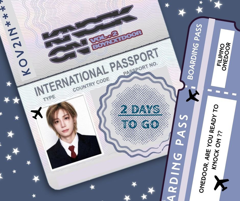 _leigne's tweet photo. 🗓 DAY 2 

🇵🇭 Filipino ONEDOOR, don't let this concert trip slip away from you! ✈️🎫

Are you ready to hear "Forever You" live and sing your heart out with BOYNEXTDOOR? 🥹

Get everything ready because your chance begins on July 1, 2026, at 6:00 PM! ⏰ 

#BOYNEXTDOOR #KNOCKONVol2 https://t.co/XOUVDcLMUt