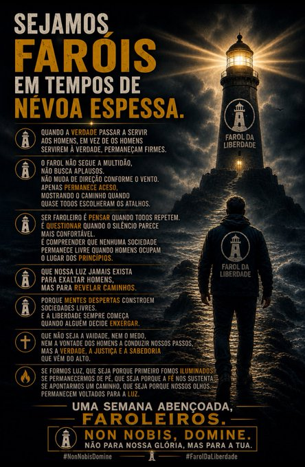 fran_papaiano's tweet photo. VC É CONSERVADOR E DIREITA DE VERDADE ???
VEM PRO FAROL DA LIBERDADE
@FarolLiber https://t.co/1XqnyLV5An