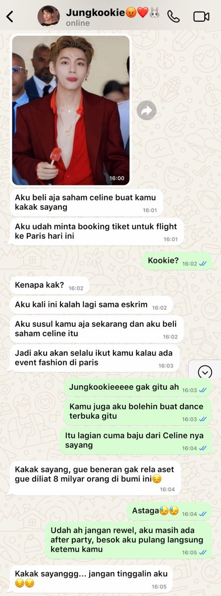 ayuniverssee's tweet photo. Kookv au - one tweet

When empat cwk ayuniverse ke pasangan cantiknya masing-masing yang lagi di Paris😜 https://t.co/wMB7FU7JDU