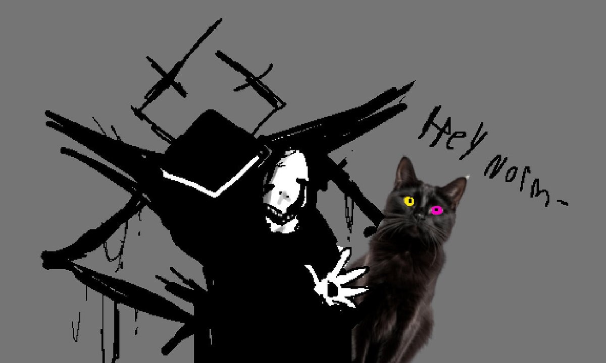 BarracudaArtz's tweet photo. Normal npc 
#deltarune #deltarunespoilers https://t.co/i4SjKOrXcT