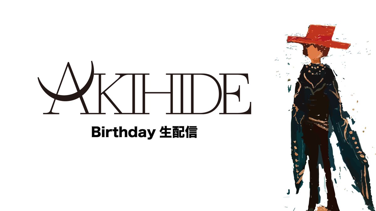 AKIHIDE_RAINMAN's tweet photo. 毎年恒例、バースデー配信が決定です♪

7/5（日）21:00～
AKIHIDE BIRTHDAY配信ライブ「月の手紙 -2026-」

視聴券は発売中！
https://t.co/IEAYAoFZcx

そして、その後はアフター生配信！

7/5（日）22:30～ 開始予定 
https://t.co/12OIjSsaao
※チャンネル登録&amp;通知ONで配信開始時にお知らせ！ https://t.co/mXYVQgNY88