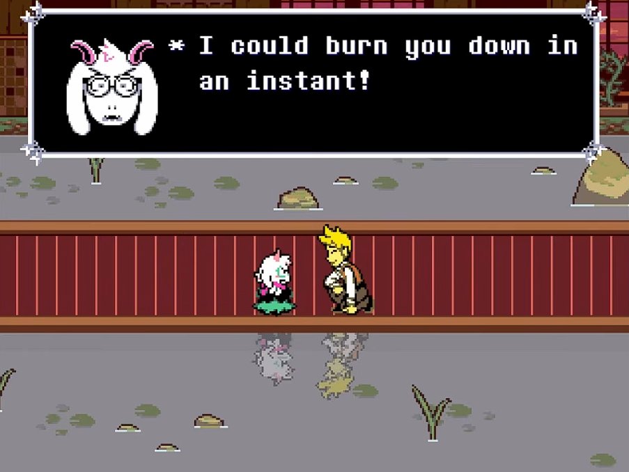 orgstarwalker's tweet photo. #deltarunespoilers
🧵imo Ralsei in Chapter 5 is an amazing representation of how uncomfortable and unpredictable it feels when you try to break out of your shell after having been a people pleaser all your life https://t.co/06Fh9Umf3V
