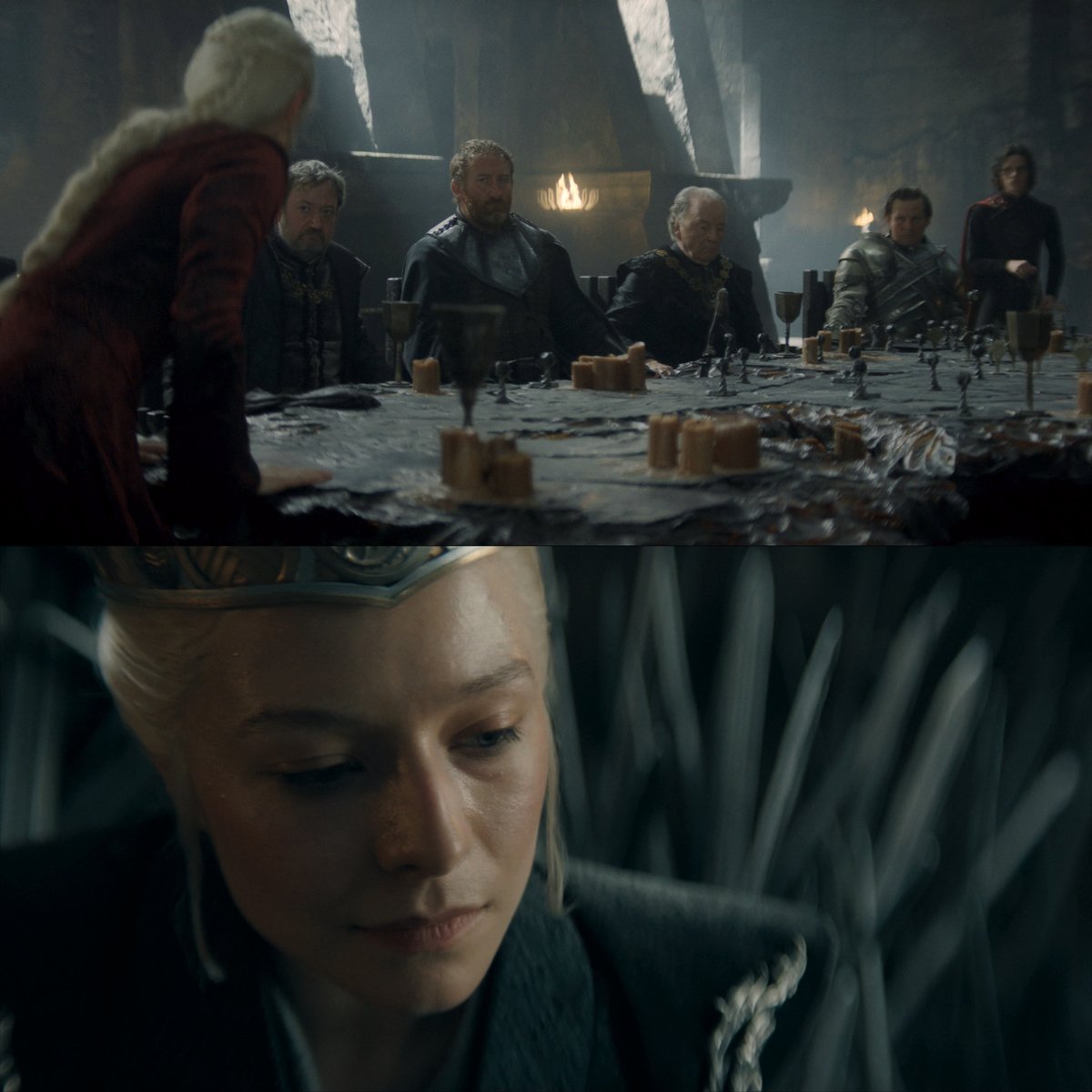rhaenicentfiles's tweet photo. 🚨| Emma D’arcy teases that Rhaenyra no longer wants to be seen as equal to men, she now sees herself as divine superior: 

“If you’re a woman looking to rule and you are perpetually othered by your colleagues and populace, how do you convince them that you’re in fact the same?- https://t.co/wS46ZctbYj