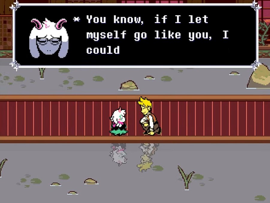 orgstarwalker's tweet photo. #deltarunespoilers
🧵imo Ralsei in Chapter 5 is an amazing representation of how uncomfortable and unpredictable it feels when you try to break out of your shell after having been a people pleaser all your life https://t.co/06Fh9Umf3V