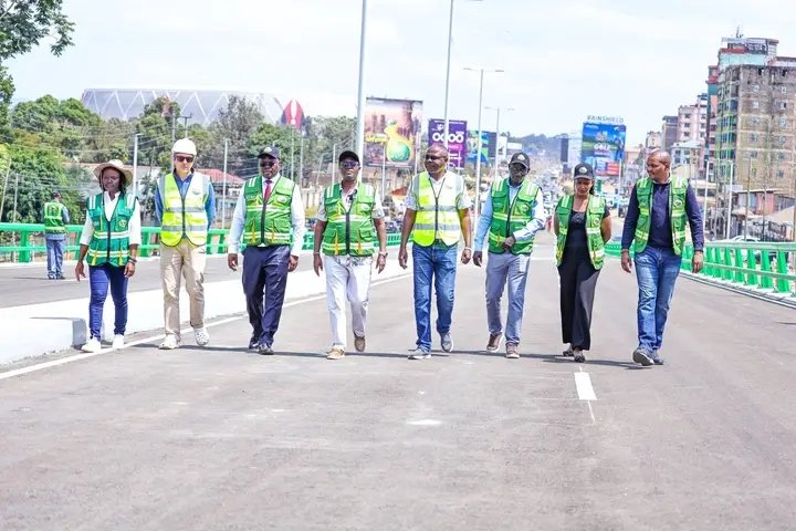 AlexChamwada's tweet photo. It has taken less than 2 years instead 3 years hence completed one year a head of schedule. The Ngong Road/Naivasha road junction flyover will be opened to the public today. Eng. Silas Kinoti, the Director General of Kenya Urban Roads Agency, the implementing agency says - We did not want to take chances as delays would have disrupted AFCON. The contractor is Spanish Company known as Centunion. Project Director Pablo Acosta says reliable cash flow made the project move fast. The Ksh 3.8 Billion project was funded through a soft loan from the government of Spain