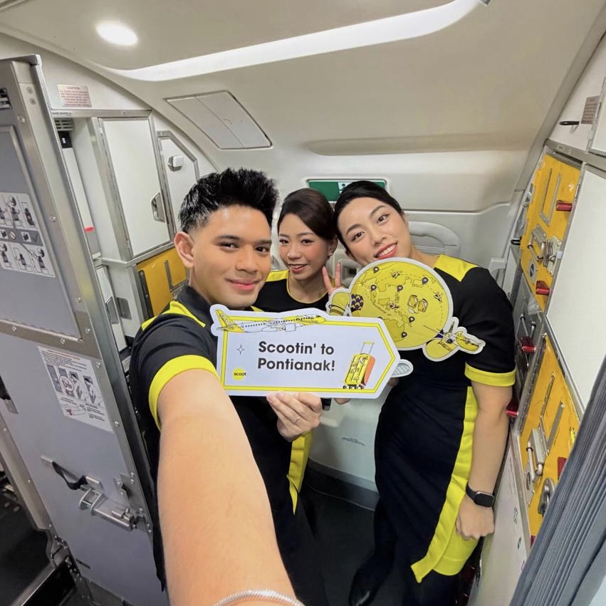 flyscoot's tweet photo. We've landed in Pontianak! Explore rich cultural gems, scenic waterfront views and a thriving kopi culture in the Equator City. Let's get Scootin'! ✈️ https://t.co/OrLfFvv1a8