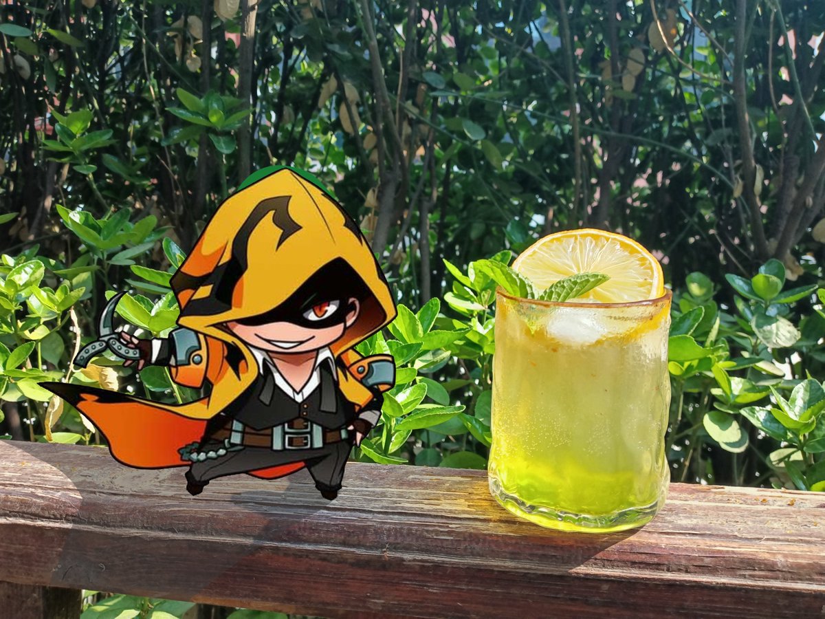 wulingyun9's tweet photo. 我不是专业调酒师，但我擅自给Terumi先生调了这杯饮料。 https://t.co/BZQ7RHLktx