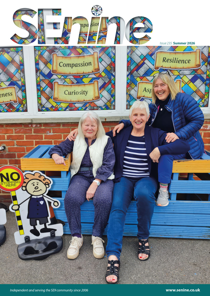 SEninemag's tweet photo. Summer SEnine (July &amp; August) is out now. Read Melanie Wray's delightful story about three Mottingham girls who have remained friends  over 70 years, as well as many other features and lots of news, gossip &amp; rumours! 
Read it online here: https://t.co/zQUUAWCoOJ https://t.co/I5L6SpMxYs