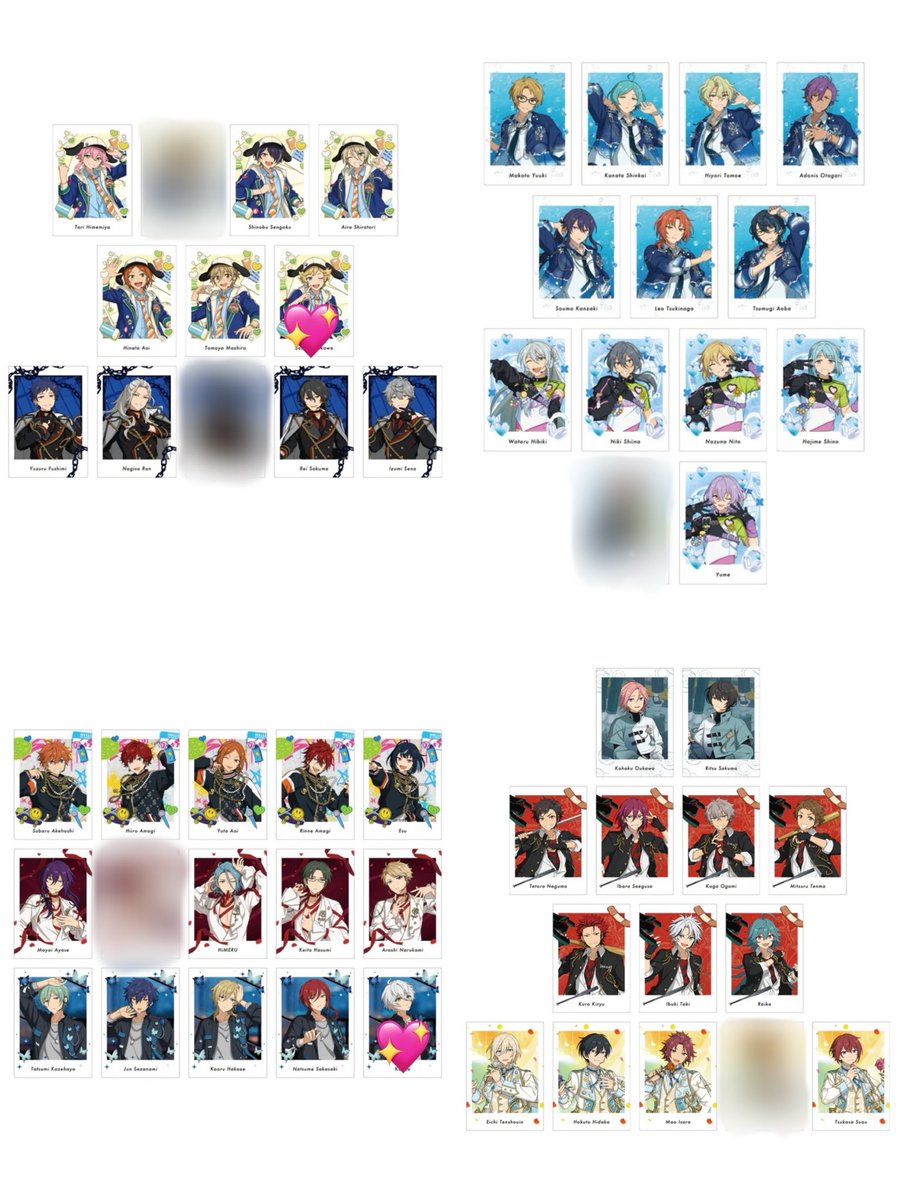 N6K1_bb's tweet photo. 【交換 仮約束】
あんスタ ぱしゃっつ P.A.shots!! Extra -SELECTION 10 UNIT SONG-

譲 画像参照

求 カンナ 宙

・5box 店頭にて予約予定
・郵送 or 大阪手渡し
・カンナと宙まとめての交換優先

排出が無かった場合白紙にさせて頂きますので、予めご了承ください🙇🏻‍♀️
よろしくお願いいたします！ https://t.co/WFMaPvcBRG