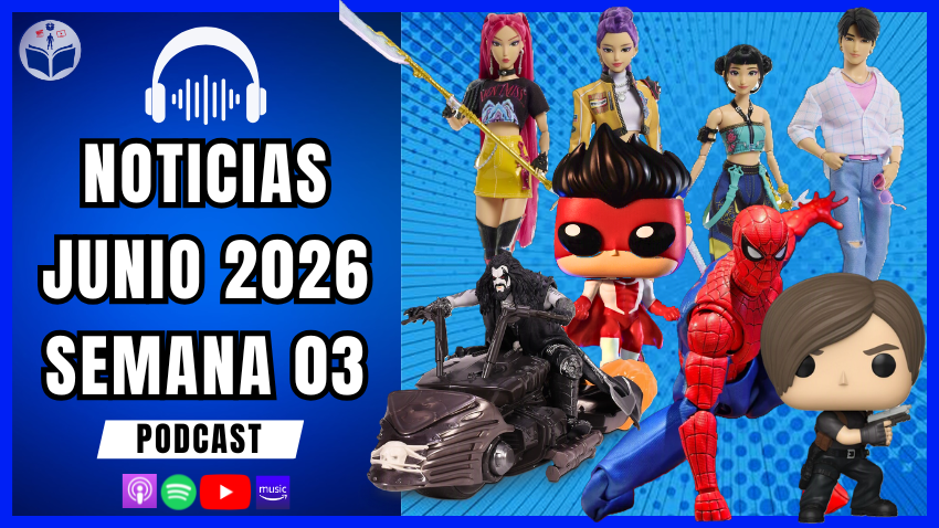 DiarioColect1vo's tweet photo. 🎧 ¡YA ESTÁ DISPONIBLE EL EPISODIO 160! 

Esta semana hablamos de:

Mattel ya abrió las preventas en México de las muñecas K-Pop Demon Hunters.

Funko presentó nuevas exclusivas de la SDCC 2026.

Blokees reveló nuevas figuras de Spider-Man Brand New Day.

https://t.co/kFsDcxrSjP https://t.co/lUbCxyNBhE