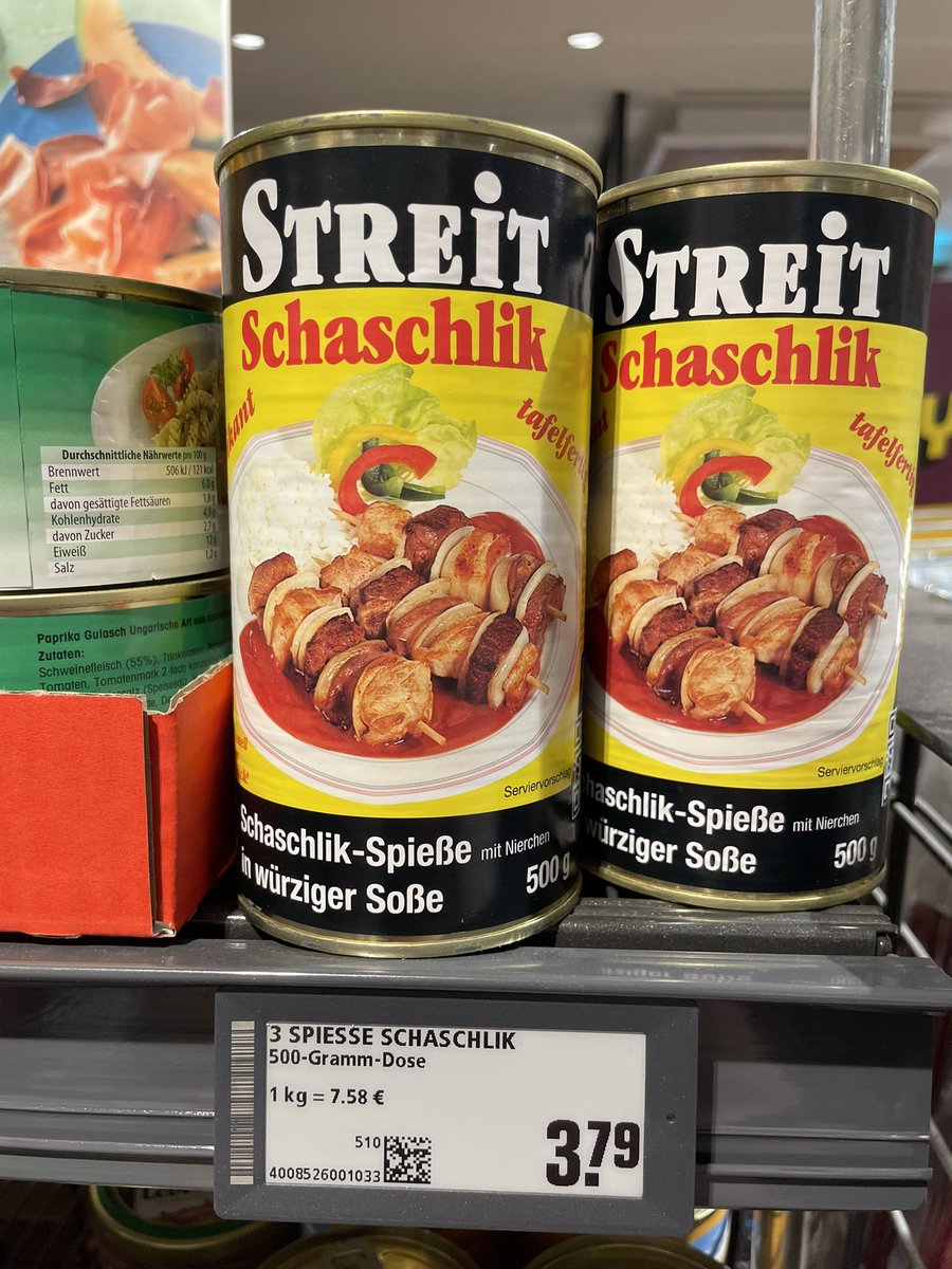 twiss's tweet photo. Took plenty of trips to the supermarket to cool down. German supermarkets have a lot of interesting products. https://t.co/nlp6QzJcRl