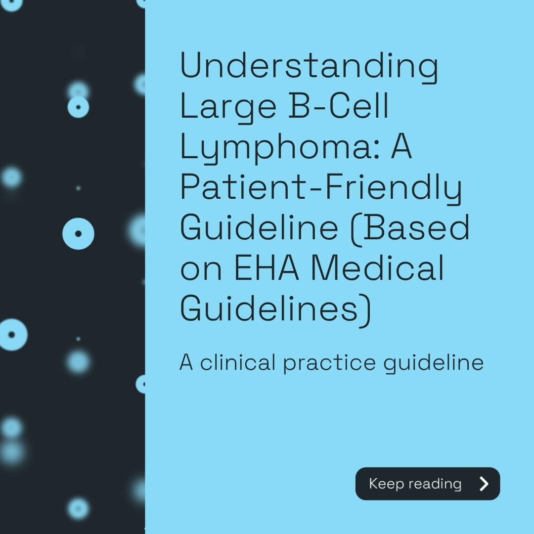 EHA_Hematology's tweet photo. Clear guidance supports better patient care
The first EHA–Lymphoma Coalition patient-friendly guideline on #LBCL is now available, translating complex recommendations into language your patients can understand and use.
Developed with patient experts, it helps you guide conversations, support understanding, and empower shared decision-making in daily practice.
Read the guideline here: https://t.co/FqYjKqimRL
@knowyournodes