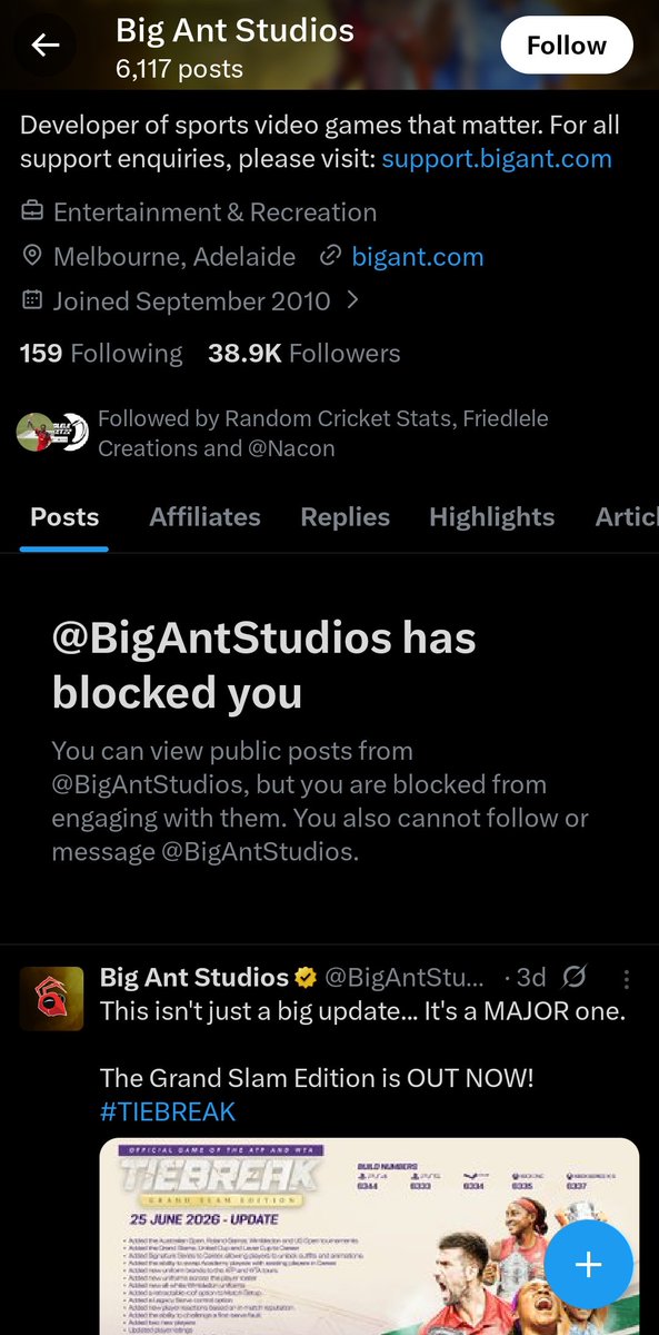 somee1809's tweet photo. @BigAntStudios @RossSymons 🤣 guess who wont be seeing mid games on their timeline https://t.co/uVr72JBuCb