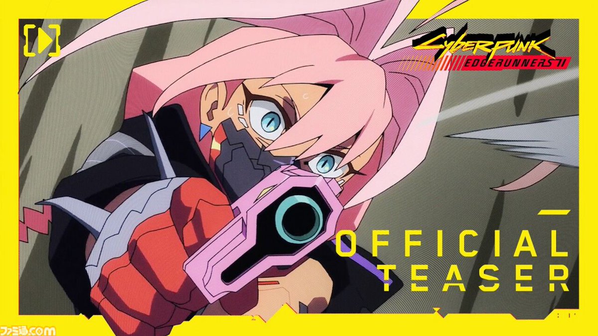famitsu's tweet photo. アニメ『サイバーパンク: エッジランナーズ2』公式ティザー映像第2弾が6月30日0時30分に公開
https://t.co/boBhzdag3Y

Netflixにて今秋配信予定となっている、人気アニメの続編。サムネイルには汗を浮かべ銃を構えるタリア・ヤンの姿が映っているが、果たしてどんな映像が？ https://t.co/rKGtyW8kjd