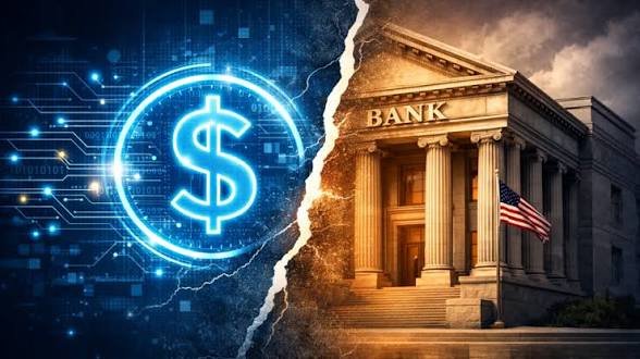eueezo's tweet photo. Thousands Of U.S. Community Banks Push Back Against Stablecoin Legislation, Warning Of $850 Billion Lending Risk https://t.co/nmaa8072sS
