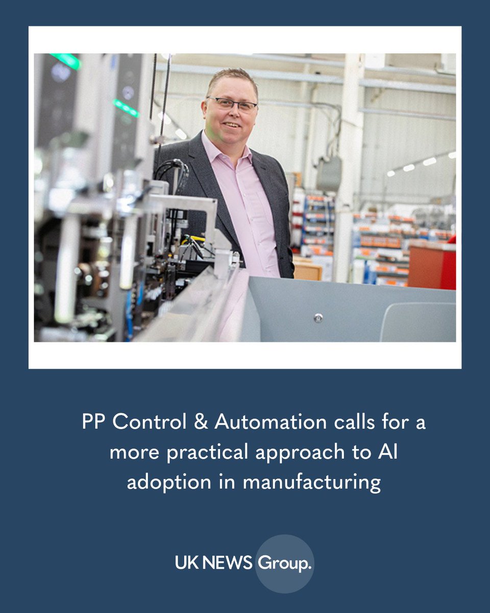 OllyAttfield's tweet photo. @ppcanda calls for a more practical approach to AI adoption in manufacturing

Read more about it here -> https://t.co/zZaDB5bRSF

-> @Dwarfio

-> #Manufacturing #UKMfg #AI #Technology #UKNG #WestMidlands #Staffordshire https://t.co/SXluyd0TFz
